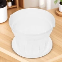 RENACLIPY 1Set Sturdy Transparent Plastic Plant Cups for Home and Garden Plants