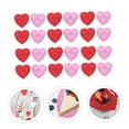 thumbnail image 3 of Soimiss Assorted Color Lace Paper Doilies Heart Shape Food Pad for Wedding Table Decor, 3 of 8