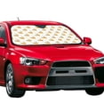 thumbnail image 2 of Kdxio Rabbit And Carrot Print Front Windshield Sun Shade,Folding Auto Sunshade for Car Truck SUV-Small, 2 of 7