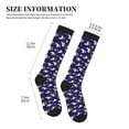 thumbnail image 2 of Picia Lama in Space Printed Sports Compression Socks - 15-20mmHg Graduated Compression, High-Performance Soft and Breathable Socks for Men and Women, 2 of 5