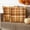 Orange, Brown, Cream, variant on Orange Checked Fall Outdoor Waterproof Throw Pillow Covers 16x16 Set of 2, Thanksgiving Buffalo Plaid Decorative Pillowcases Cushion Pillowcase for Couch Sofa Patio Outside Pillow Protector
