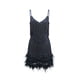 thumbnail image 1 of Vestido Bellabarnetten Kamo Minivestido con lentejuelas y flecos, 1 of 7