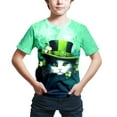 thumbnail image 3 of WERYOUNG Summer Toddler Boys Girls Short Sleeve St. Patrick's Day Prints T-Shirt Tops Tee, Green, 3-4 Years, 3 of 3