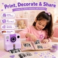 thumbnail image 6 of JoyStone Kids Instant Print Camera, Digital Camera for Kids with 180° Flip Lens, 2.4” Screen, 3 Paper Rolls, Birthday Gift for Kids, Purple, 6 of 12