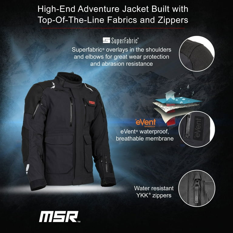 MSR Xplorer ADV Motorcycle Jacket – Waterproof Textile Riding