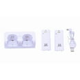 thumbnail image 6 of Imountek Dual Wii Remote Charger Dock with 2Pcs 2800mAh Rechargeable Batteries, Fast Charging Station for Wii Nintendo, White, 6 of 7