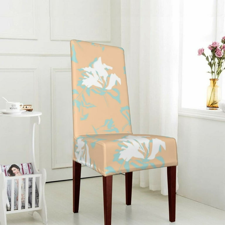 ZICANCN Pastel Floral Textures Chair Protectors Seat Covers