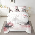 thumbnail image 2 of Erosebridal Lit en Sac Fleurs de Cerisier Rose Taille Complète, Ensemble de Lit Arbre de Montagne Naturel, Réversible 7 Pcs, 2 of 5