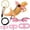 Pink, variant on 3 Size Pack Bearded Dragon Leashes and Harnesses, Bearded Dragon Harness, Soft Leather Detachable Adjustable Reptile Lizard Wing Leash