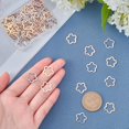 thumbnail image 2 of 90pcs DIY 3 Colors Flower Linking Rings Stainless Steel Charm Links Manual Polishing Link Connectors for Bracelet Necklace Jewelry Making 14mm, 2 of 7