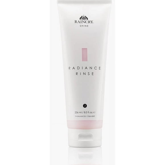 RAINCRY Shine Radiance Rinse – Hydrating Conditioner for Glossy, Frizz-Free Hair – Lightweight Formula with Botanical Extracts – 8.0oz