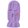 thumbnail image 1 of Pasamontañas de invierno con 3 agujeros, tejido para cubrir toda la cara, polaina para el cuello, gorro térmico para Año Nuevo, Black Friday, 5, 1 of 5