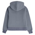 thumbnail image 4 of vdgthytj Girls Half Zip Hoodies Kids Trendy Long Sleeve Fleece Pullover Hooded Sweatshirts with Thumb Hole, 4 of 4