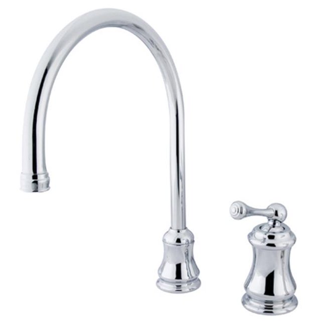 Kingston Brass KS3811BLLS Single Handle Widespread Kitchen Faucet