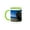 Green/White, variant on 3drose, France, Corsica, Le Cap Corse, Bastia, City View - Eu09 Wbi3432 - Walter Bibikow, 11oz Magic Transforming Mug
