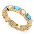 thumbnail image 3 of 5.00 Ct Wonderful Natural Diamond Blue Topaz Gemstone Bridal Eternity Bands for Women Solid 14K Yellow Gold Size 3.5 by Diamond-Capitals, 3 of 8