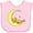 AD-Pink, variant on Inktastic Tabby Kitty Lunar Love Boys or Girls Baby Bib
