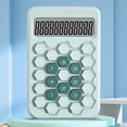thumbnail image 1 of Pompotops 12 Digit Large Screen Dry Battery Streamlined Appearance Portable and Compact Body Crisp Buttons Student Calculator,Clearance Deals, 1 of 6