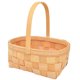 thumbnail image 1 of GOOHOCHY Cesta tejida de madera con asa para frutas y verduras, cesta duradera para huevos, 1 of 8