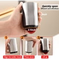thumbnail image 3 of 2PCS Automatic Beer Bottle Opener Magnetic Bottle Opener, Portable Push Down Draft Top Beer Can opener Beer Opener Magnetic Bottle Cap Opener for Kitchen Home Bar Restaurant Household Men Gift-Silver, 3 of 9