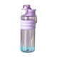 thumbnail image 2 of Botella de Agua Deportiva de 650 Ml | Plástico Libre de Bpa | Tapa Hermética con Pajita | Vaso de Gran Capacidad para Gimnasio, Senderismo y Viajes | 4 Colores (Negro, Blanco, Morado, Caqui), 2 of 6
