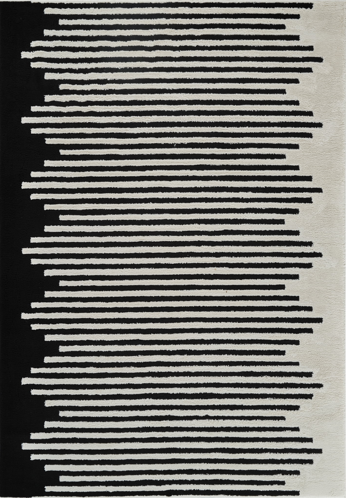 Rug Branch Domus Abstract Indoor Area Rug, Cream Black, Modern - Living Room, Bedroom, Dining Room