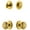 Lifetime Brass, variant on Grandeur 827251 Circulaire Solid Brass Single Cylinder Keyed Entry Knobset And Deadbolt