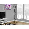 thumbnail image 1 of HomeRoots 332697 74 in. Hammered Black Metal Coat Rack, 1 of 1