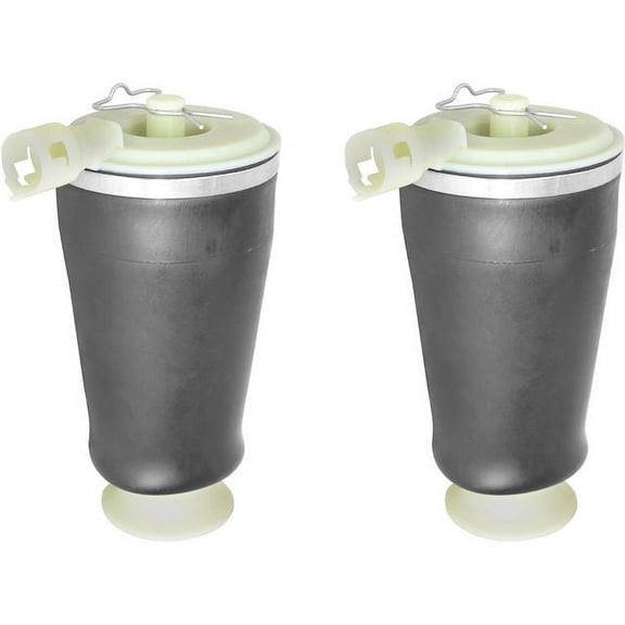 Rear Air Suspension Spring Set of 2 (Heavy Duty) - Compatible with 1990 - 2010 Lincoln Town Car (Hearse / Limousine) 1994 1995 1996 1997 1998 1999 2000 2001 2002 2003 2004 2005 2006 2007 2008
