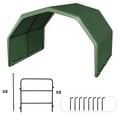 thumbnail image 6 of HOHYN ShelterLogic 12'x12' Horse & Livestock Shelter Enclosure Kit – All-Weather Wind, Snow & Rain Proof Shelter with Elastic Ball Fastening System, 6 of 7