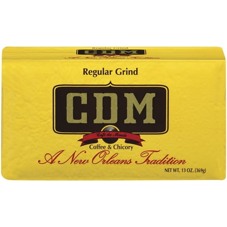 CDM Coffee & Chicory Regular Grind Ground Coffee, 13