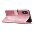 thumbnail image 3 of Compatible avec iPhone TP Max Étui Portefeuille Pailleté avec Poche pour Carte Couverture Rabattable, 3 of 5
