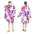 thumbnail image 2 of Minced flower Warm and Cozy Microfiber Polyester Wearable Blanket for Relaxing Nights at Home - Snuggle Up in Style with this Comfy Sleeved Blanket, 2 of 6