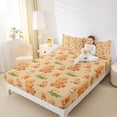 thumbnail image 4 of Erosebridal Cartoon Capybara Kid Full Size Sheets, Cute Crocodile Animal Bed Sheets, 4-Piece, 4 of 5