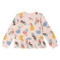 thumbnail image 2 of Disney Princess Toddler Girls' Fleece Sweatshirt and Pants Set Pink, 2 of 5