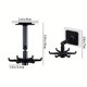 thumbnail image 3 of 1pc Universal Rotating Hook, Multi-Purpose 360 Degrees Rotatable 6-claw Rack Organizer, Self Adhesive Bath Towel Rack, Kitchenware Storage Hanger Accessories, Wall Mount Utensils Rack, Home Kitchen Su, 3 of 4