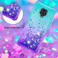 thumbnail image 4 of Funda para Xiaomi Redmi Note 9S/Redmi Note 9 PRO Transparente con Brillos Carcasa Protectora Antigolpes con Glitter Brillante, 4 of 5