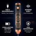 thumbnail image 2 of Star Wars The Mandalorian Rechargeable Milk Frother with Stand – Rose Gold, Detachable Stainless Steel Whisk, USB-C Cordless Handheld Frother for Lattes, Cappuccinos & Matcha, 2 of 7
