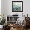 thumbnail image 3 of Art.com Blue and Bronze Dots VIII Art Print by Danhui Nai, Brown Frame Wall Art, 38" x 38", 3 of 5