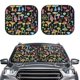 thumbnail image 2 of Balery Bright Mushrooms Parasol para parabrisas de coche de 2 piezas | Parasol plegable para parabrisas delantero de coche para la mayoría de sedanes-Small, 2 of 6