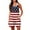 Brick Red, variant on YDLCAFD Rompers For Women Summer Casual Sleeveless Straps Loose Jumpsuit Overall Shorts With Pockets M