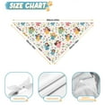 thumbnail image 6 of Dog Bandana 2 Pack,Colorful Princess Flower Fairy Pattern Bandanas for Dogs,Cat Bandana,Small/ Large Dog Bandana 2 Size,Dog Bandanas, 6 of 6