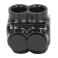 thumbnail image 2 of 2 Port Insulated Connector, 3/8 Inch Hex Screw Dual Entry Splice Connector -49℉ To 194℉  for Copper Aluminum Wire, 2 of 8