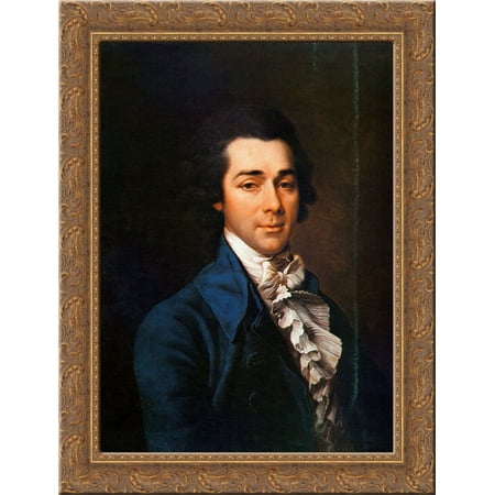 Nikolai Lvov 24x18 Gold Ornate Wood Framed Canvas Art by Dmitry Levitzky