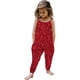 thumbnail image 1 of Odeerbi 1-6 Años Niñas Mono de Verano Brillante Impresión Brillante Camisola Romper Casual Transpirable Cómodo Monos Correa Bib Pantalones En General Traje de Juego, 1 of 5