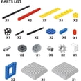 thumbnail image 4 of Kits de ciencia 3 en 1 Molino de viento STEM Aprendizaje Juego de juguetes de construcción para niños, 4 of 7