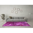 thumbnail image 3 of Ahgly Company Indoor Square Oriental Pink Industrial Area Rugs, 7' Square, 3 of 4