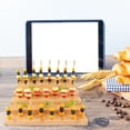 thumbnail image 4 of Callipe Bamboo Skewer Rack Display Stand 180-Hole Design 6 Layers Eco-Friendly Easy Assembly Appetizer Skewers Food Stand, 4 of 7