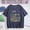 Dark Blue, variant on Women's Tops Under $5 Large Printed Short Sleeved T-shirt