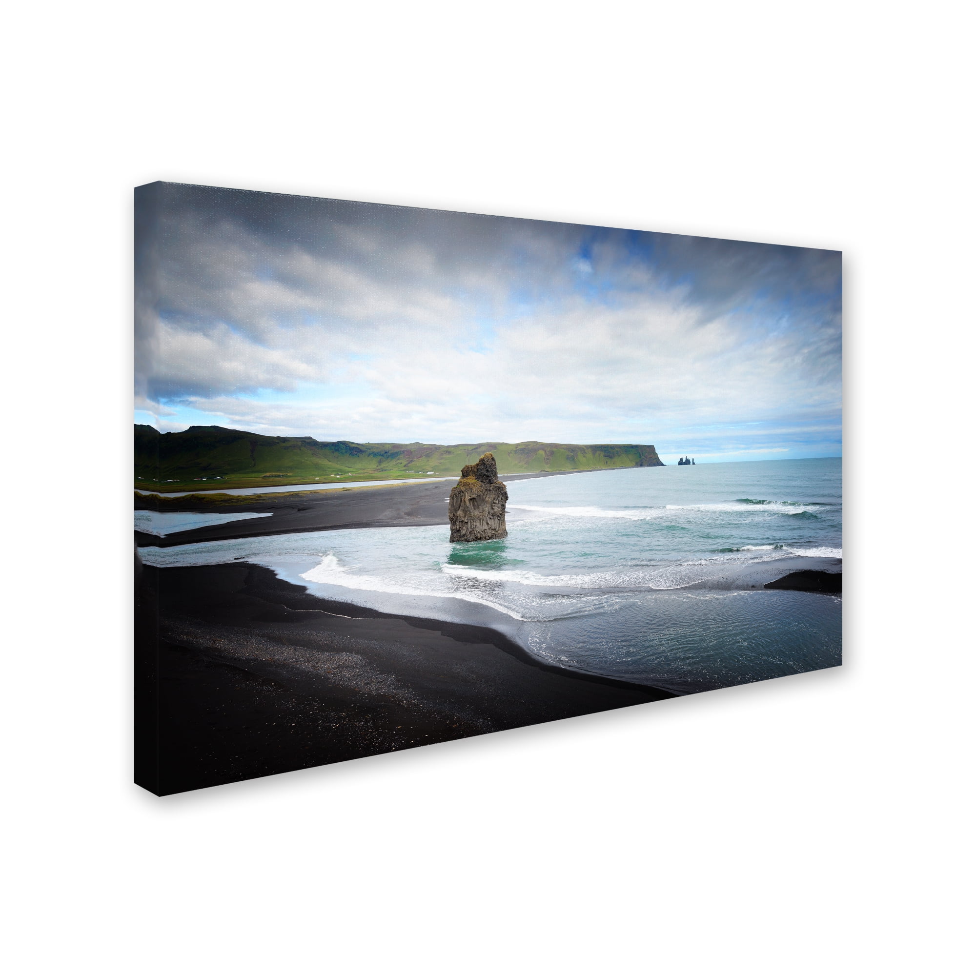Trademark Fine Art 'An Afternoon in Dyrholaey' Canvas Art by Philippe Sainte-Laudy
